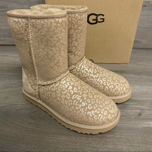 UGG | Classic Short Snow Leopard Boots Amphora 11